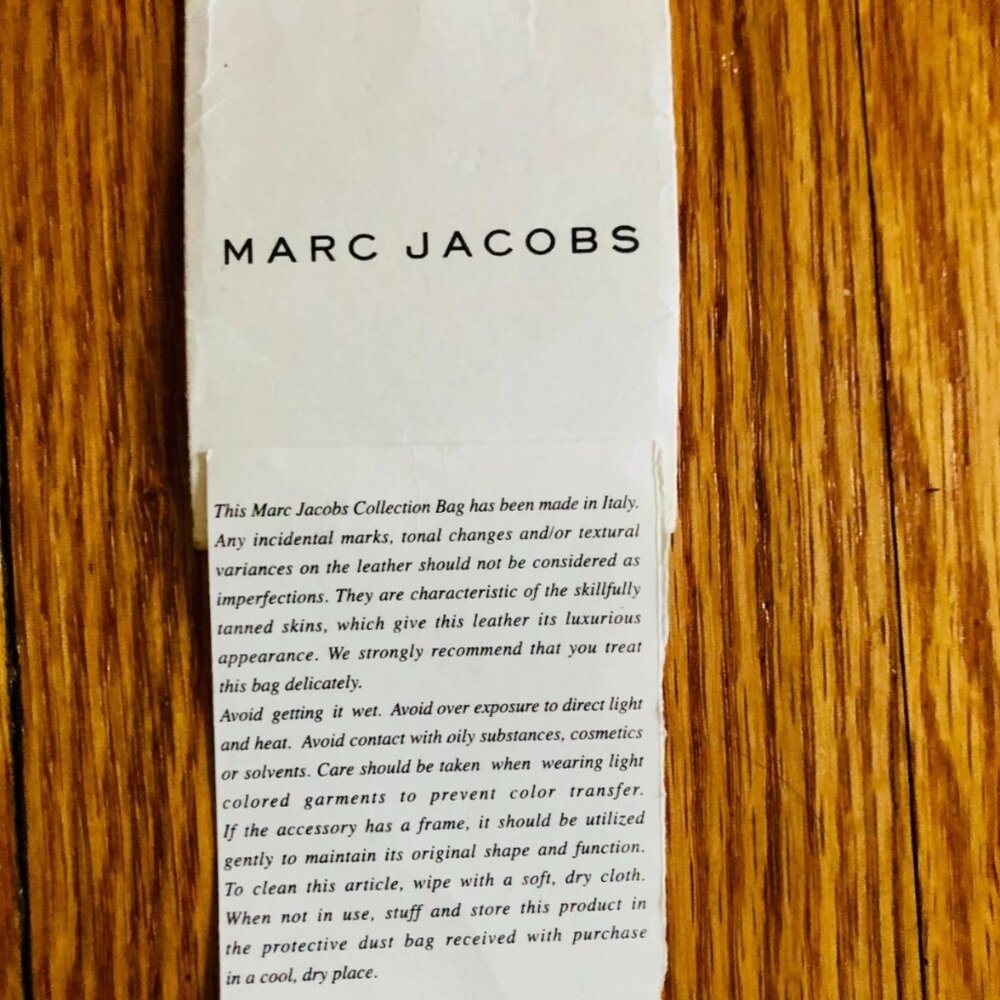 Marc Jacobs Vintage 90s Ivory White Leather Large Satchel Bag - Picture 12 of 12